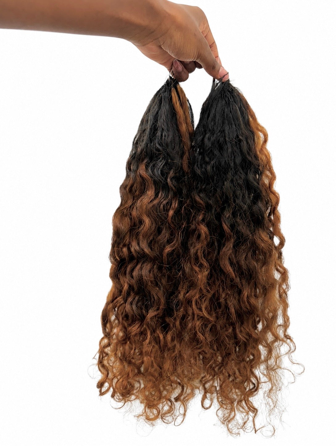 Ombré Feather Crochet Hair