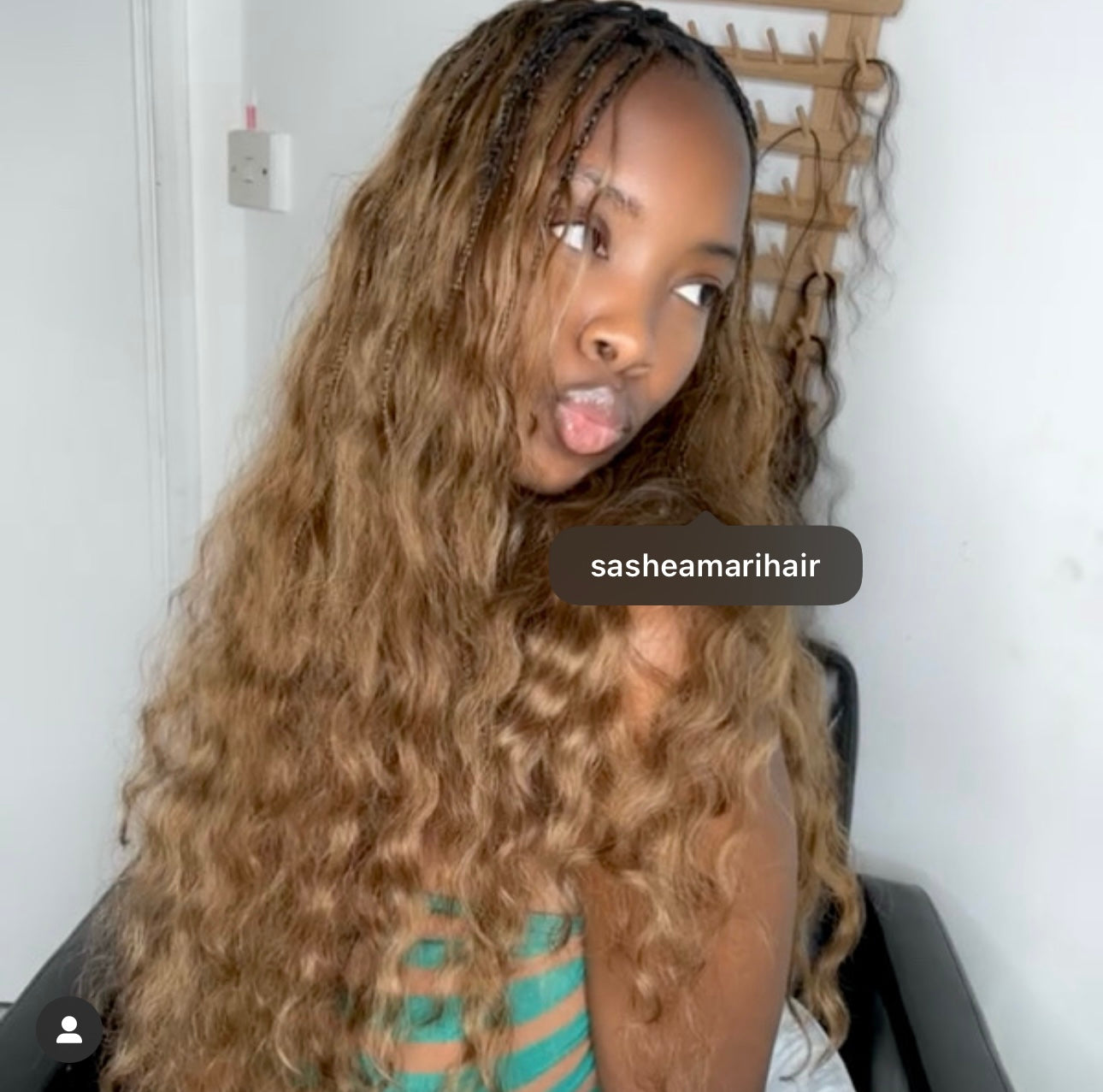 HONEY BROWN BLEND- SOFT WAVE ( New Texture!)