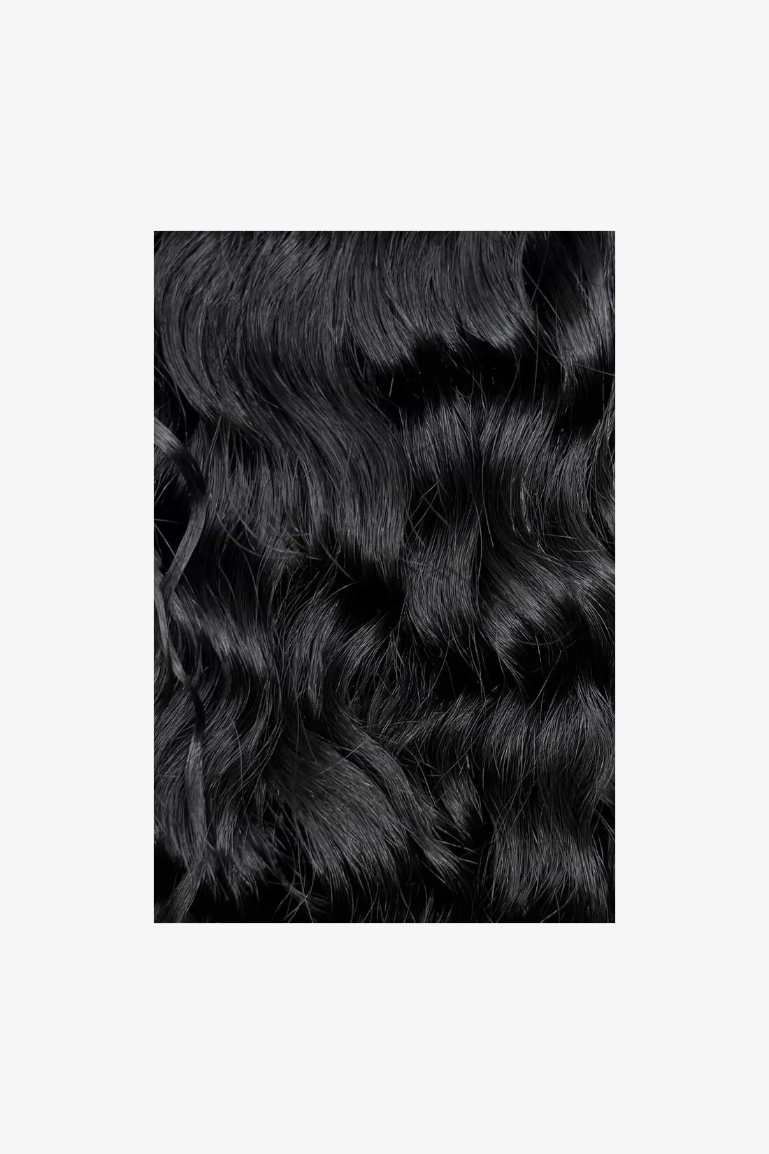 Close-up of black hair texture