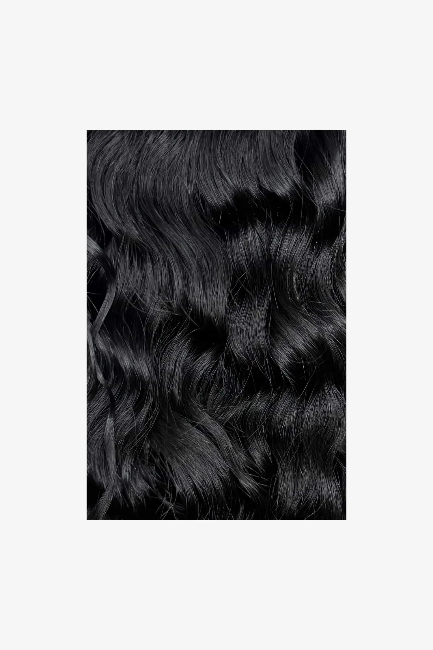 Close-up of black hair texture